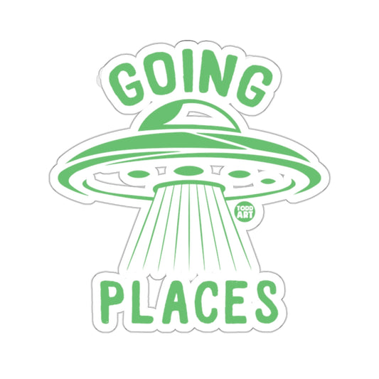 Going Places UFO Graphic Sticker