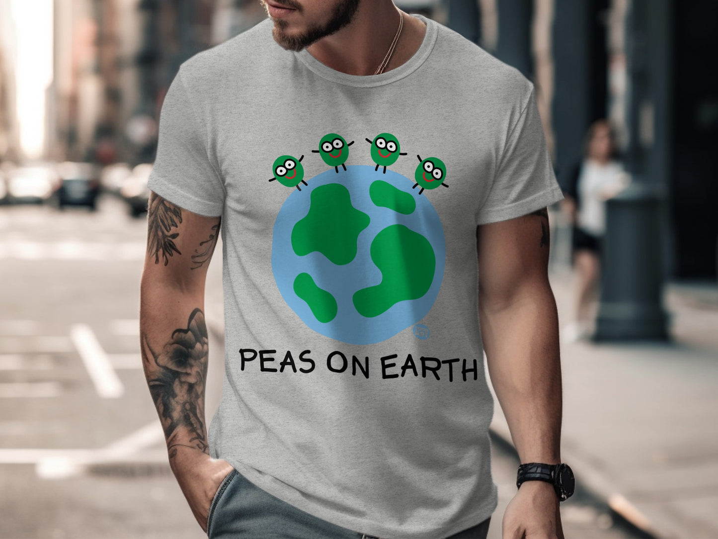 Peas on Earth Design T-Shirt Perfect for Every Season