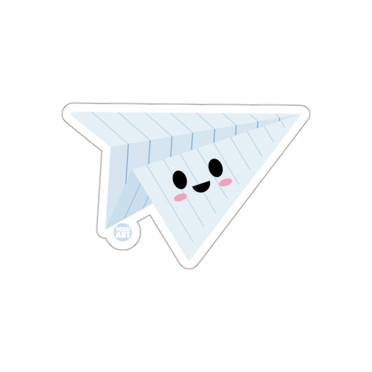 Happy Paper Airplane Kawaii Cute Sticker Product