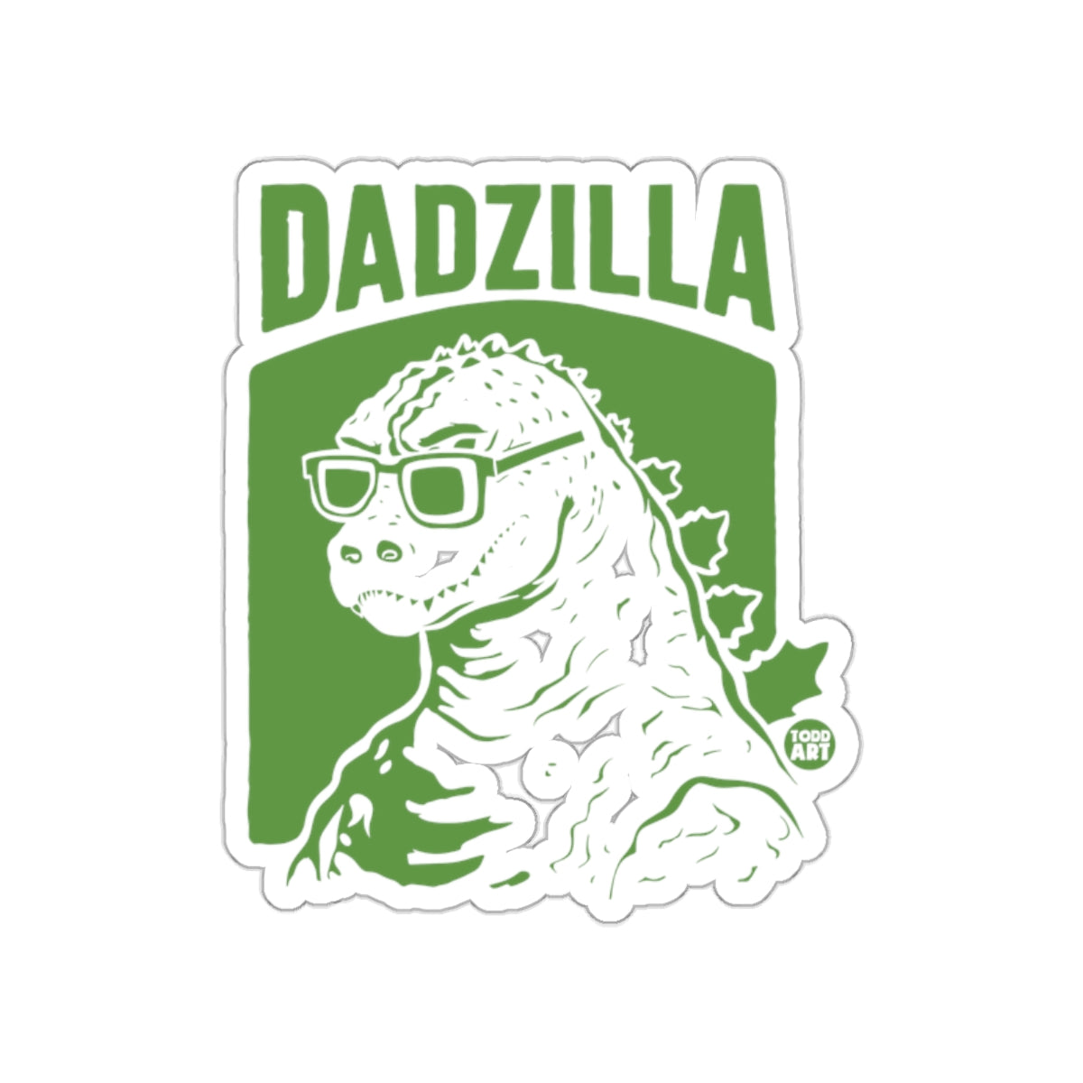 Dadzilla Graphic Sticker for Father Figures