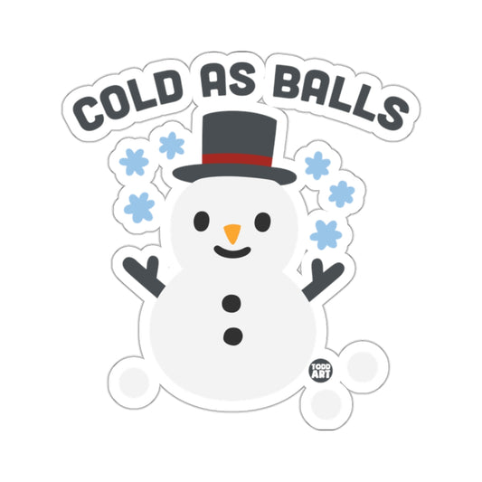 Cold AS Balls Snowman Snowflakes Top Hat Winter product type