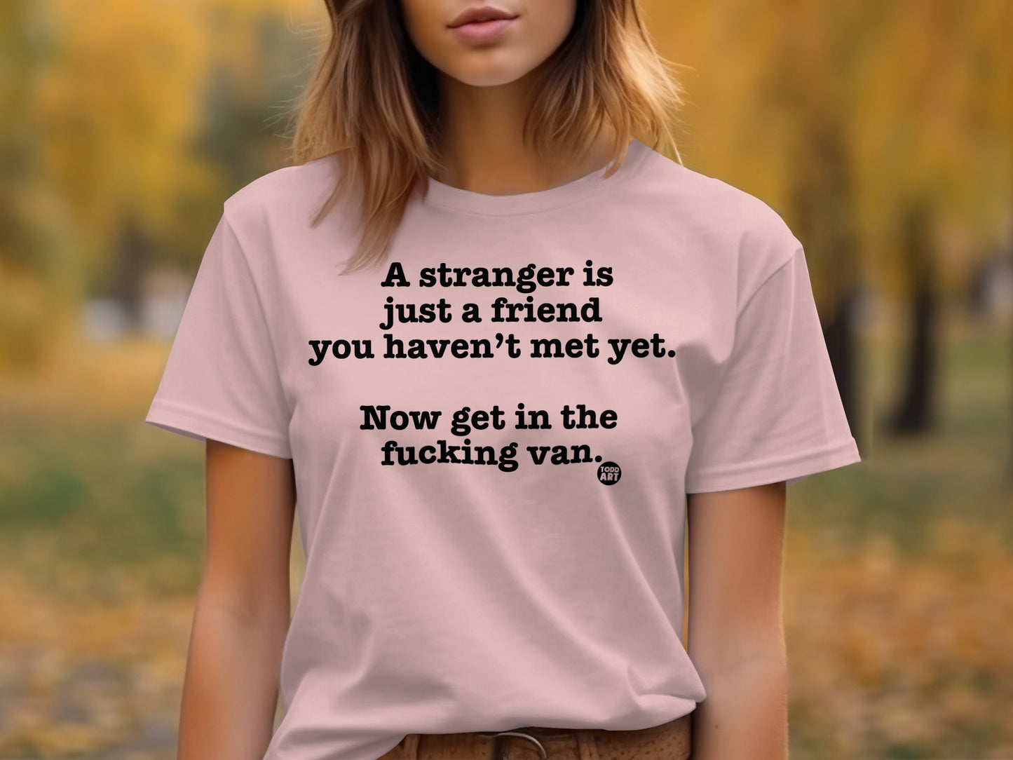 A Stranger Is Just A Friend You Haven't Met Funny Shirt