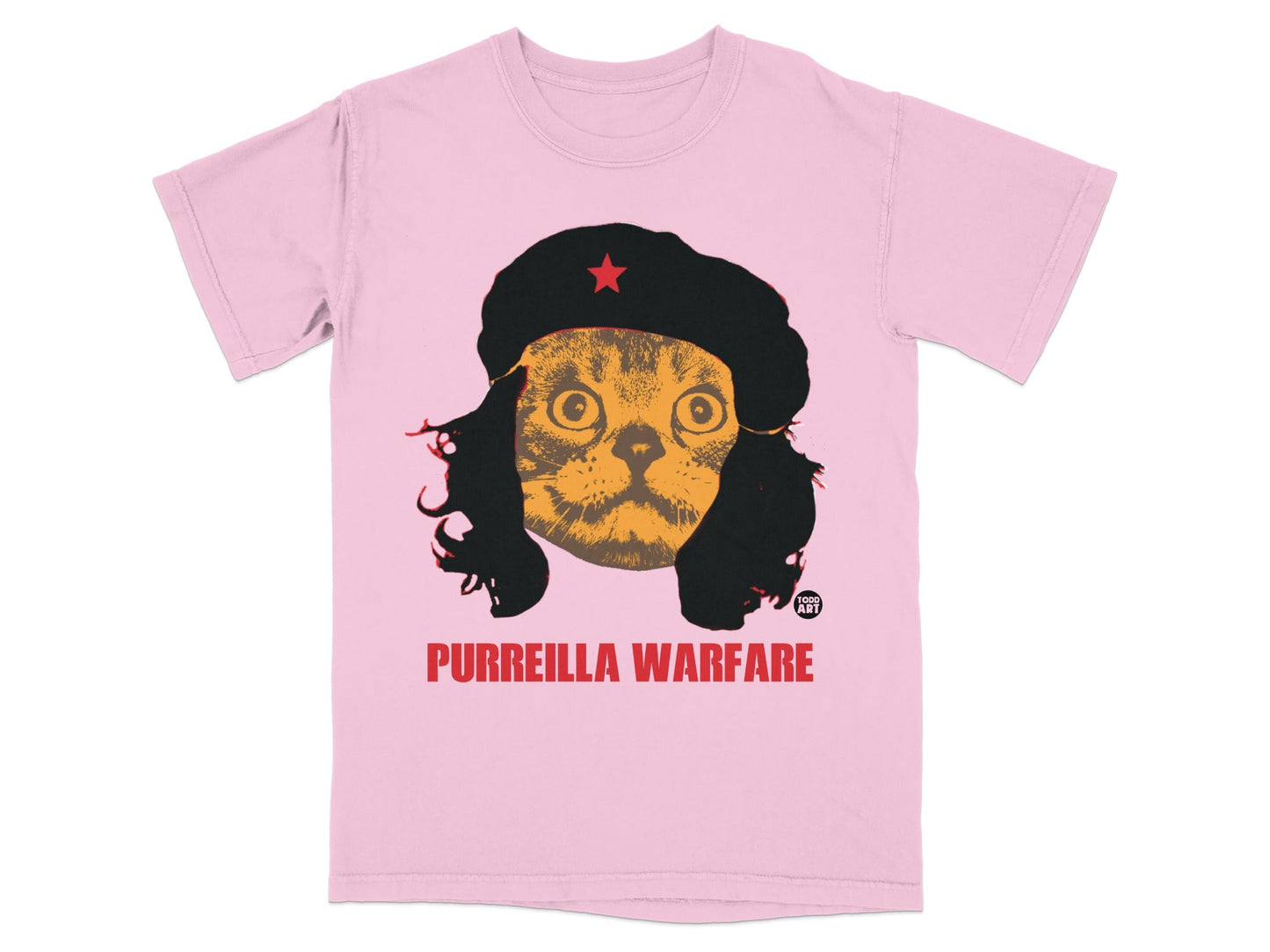 Purreilla Warfare Cat Graphic T-shirt for Cat Lovers