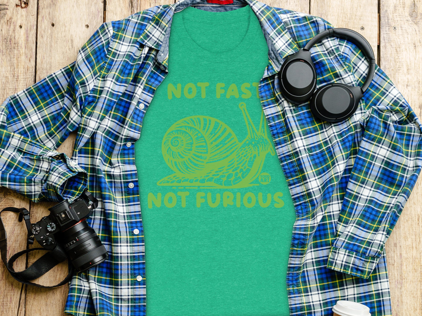 Not Fast Not Furious T-Shirt for Snail Lovers