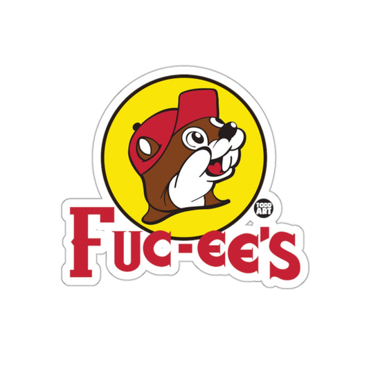 Todd Art Featuring Fuc-ee's Beaver Logo Image sticker