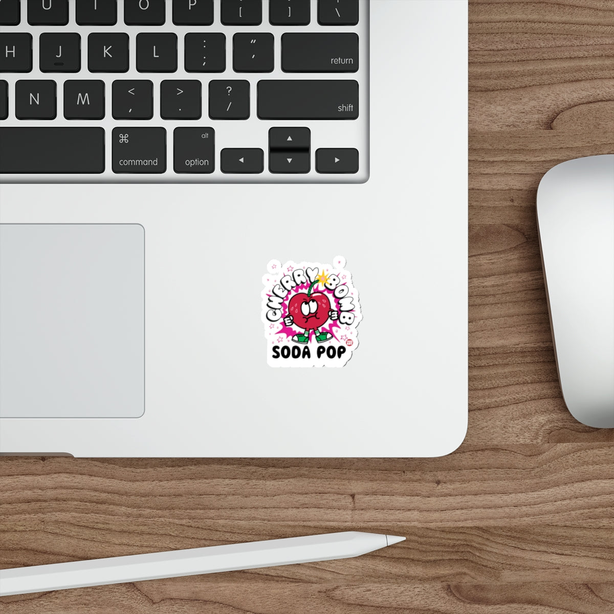 Cherry Bomb Soda Pop Sticker for Laptops Water Bottles