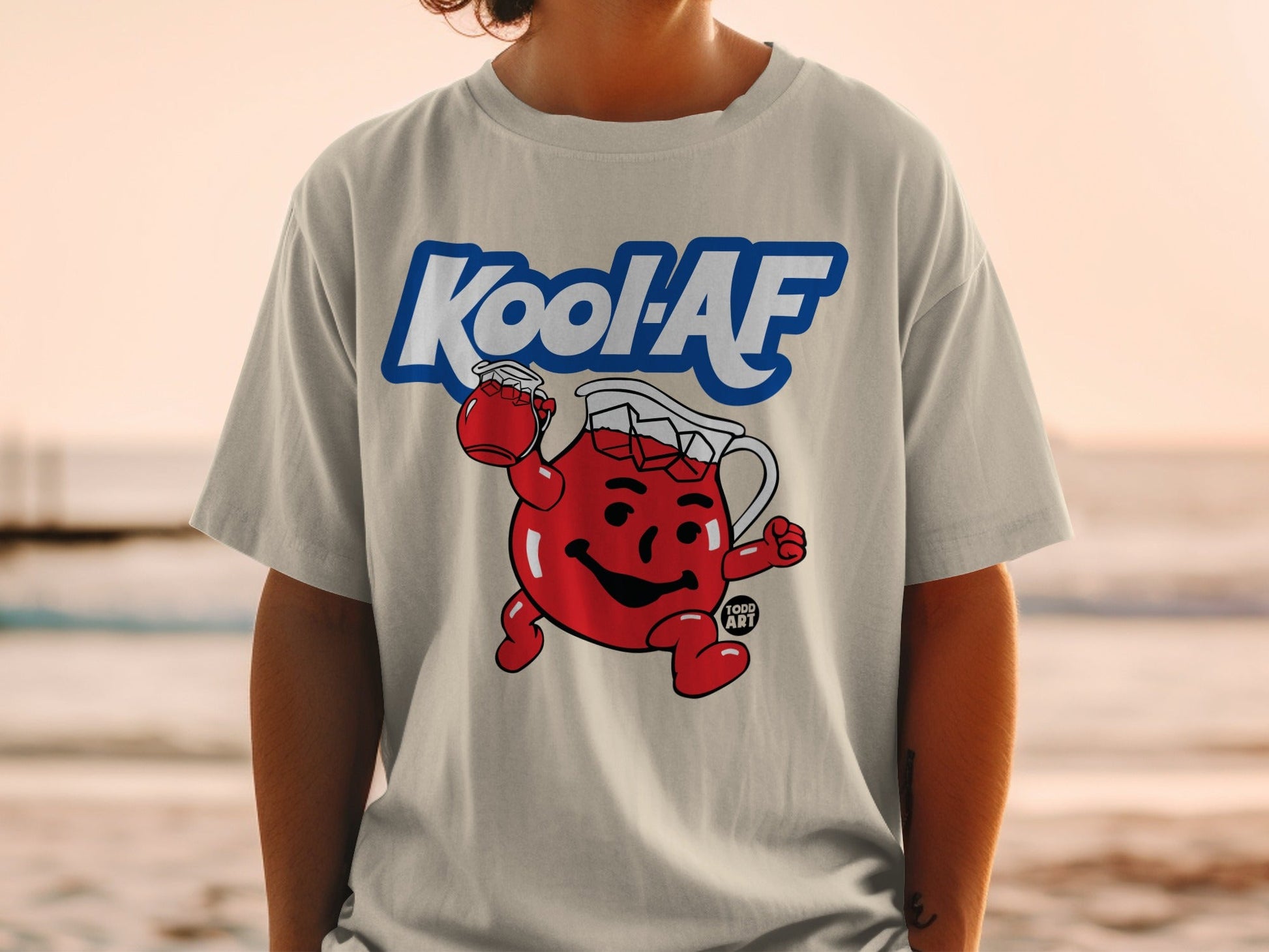 Kool-AF t-shirt featuring the Kool-Aid Man character holding a pitcher.