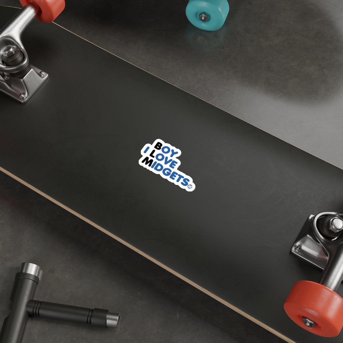 Boy I Love Widgets Skateboard Deck