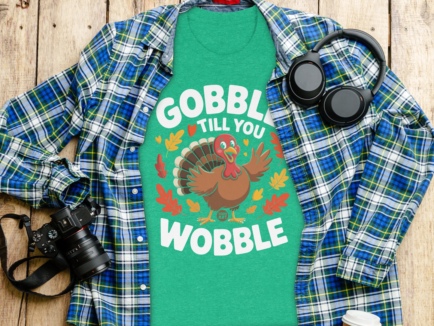 Gobble Till You Wobble Turkey T-Shirt product type