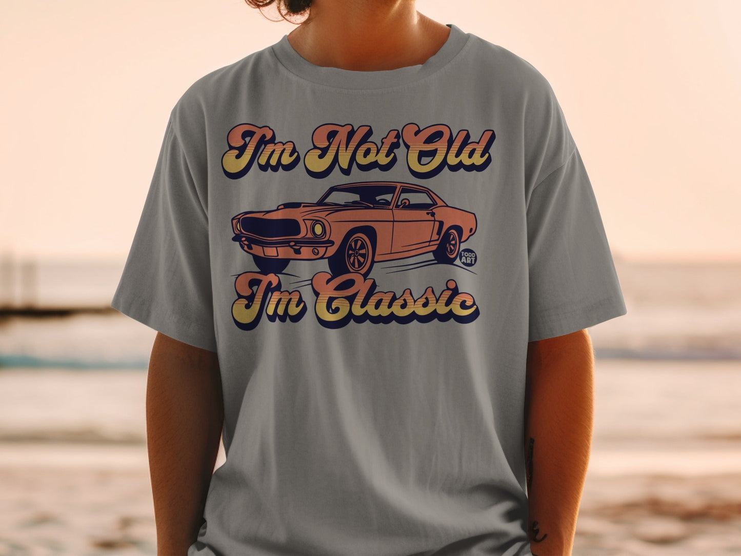 I'm Not Old I'm Classic Vintage Car Graphic T-Shirt