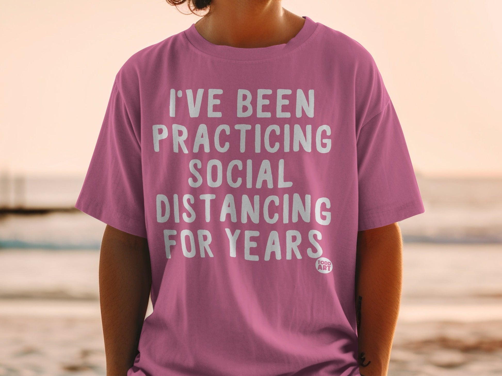 I've Been Practicing Social Distancing For Years T-Shirt
