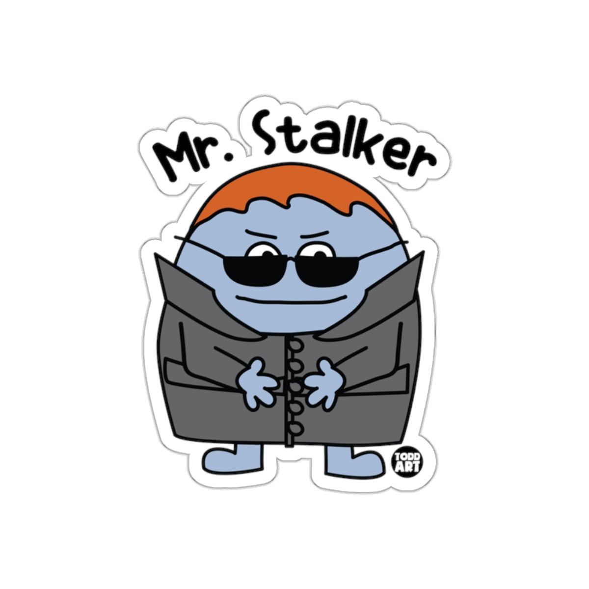 Mr. Stalker Character Sticker for Your Collection