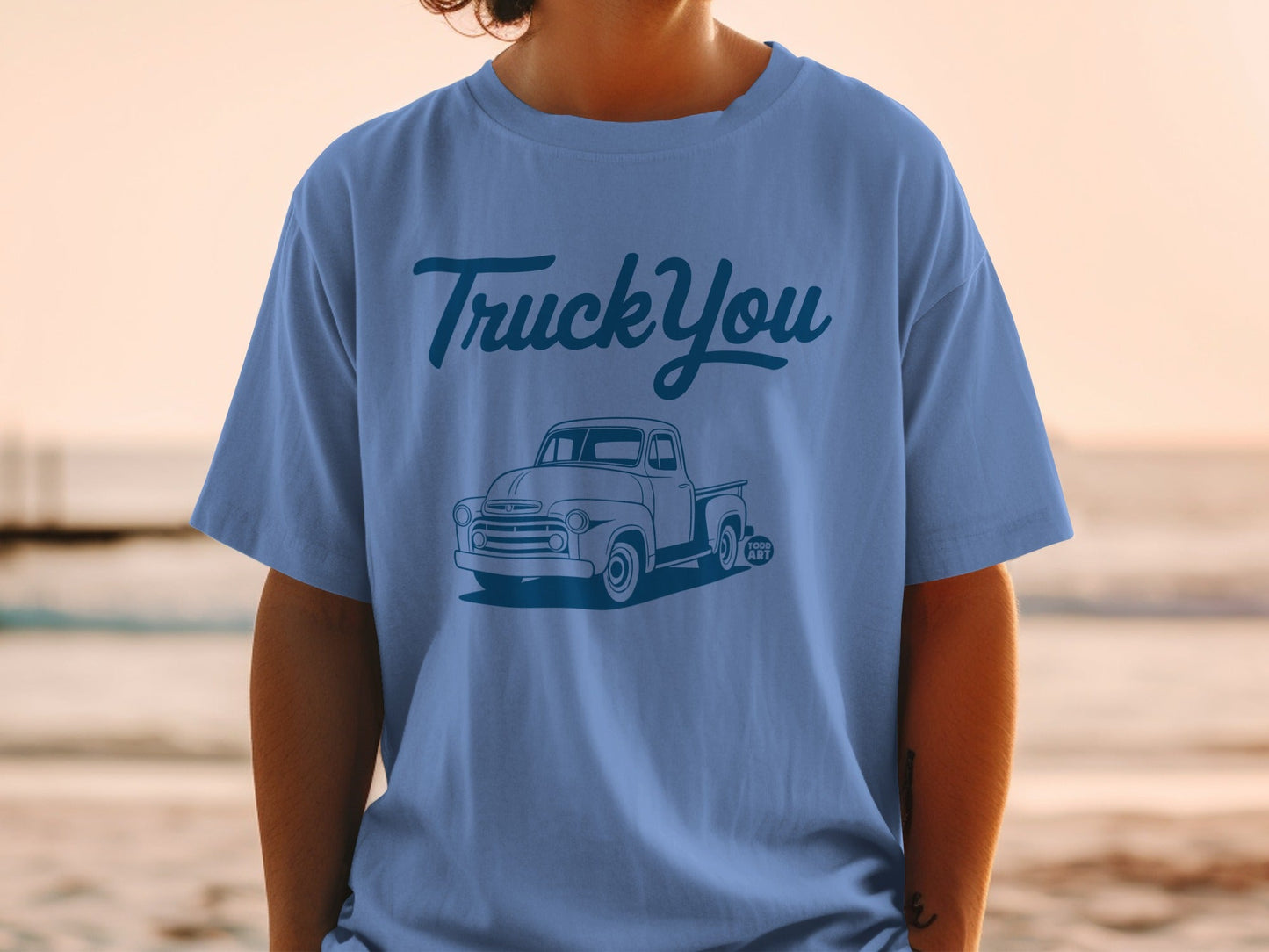 Vintage TruckYou Graphic Tee for Casual Fashion