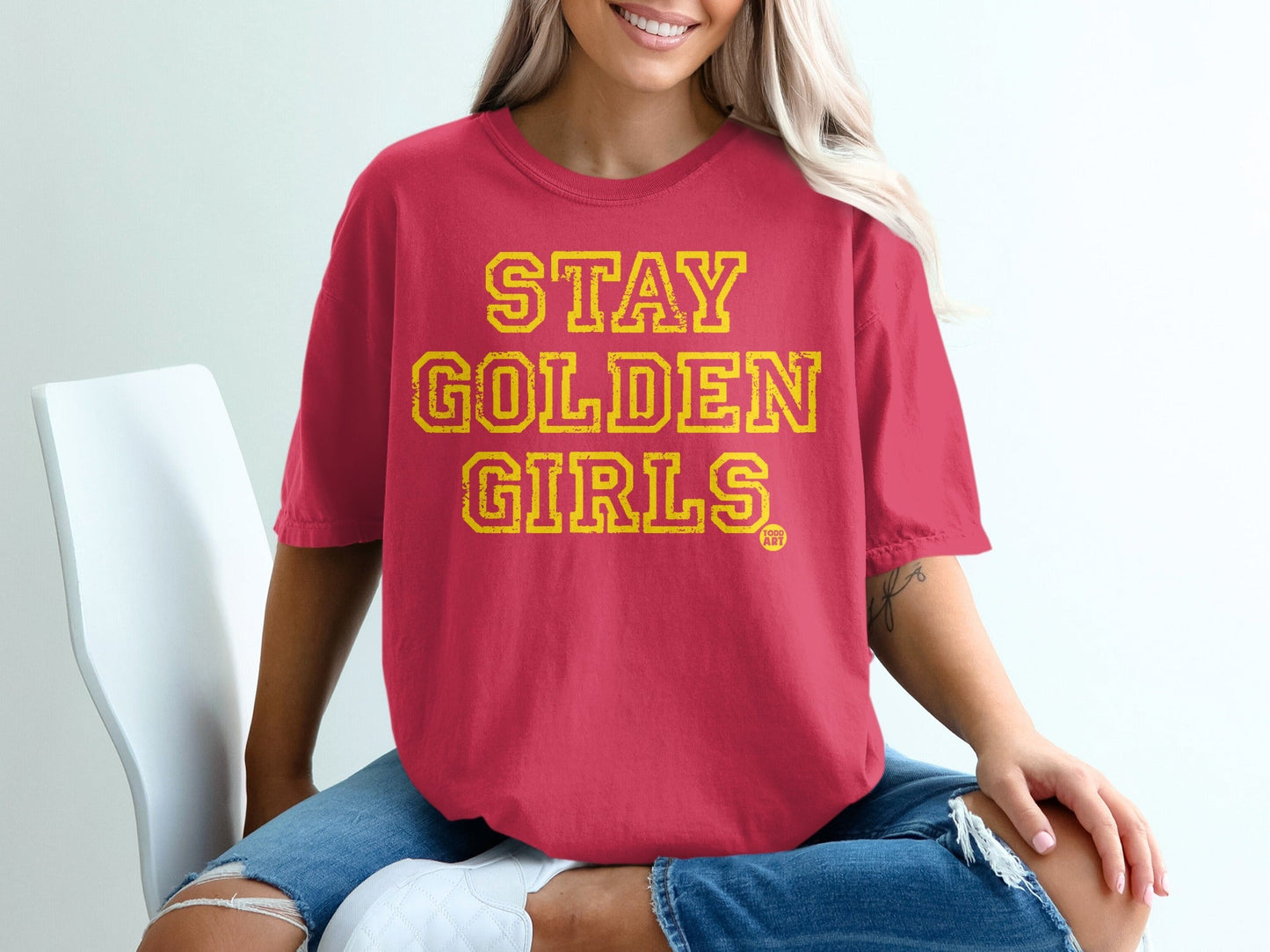 Stay Golden Girls Graphic Tee Shirt