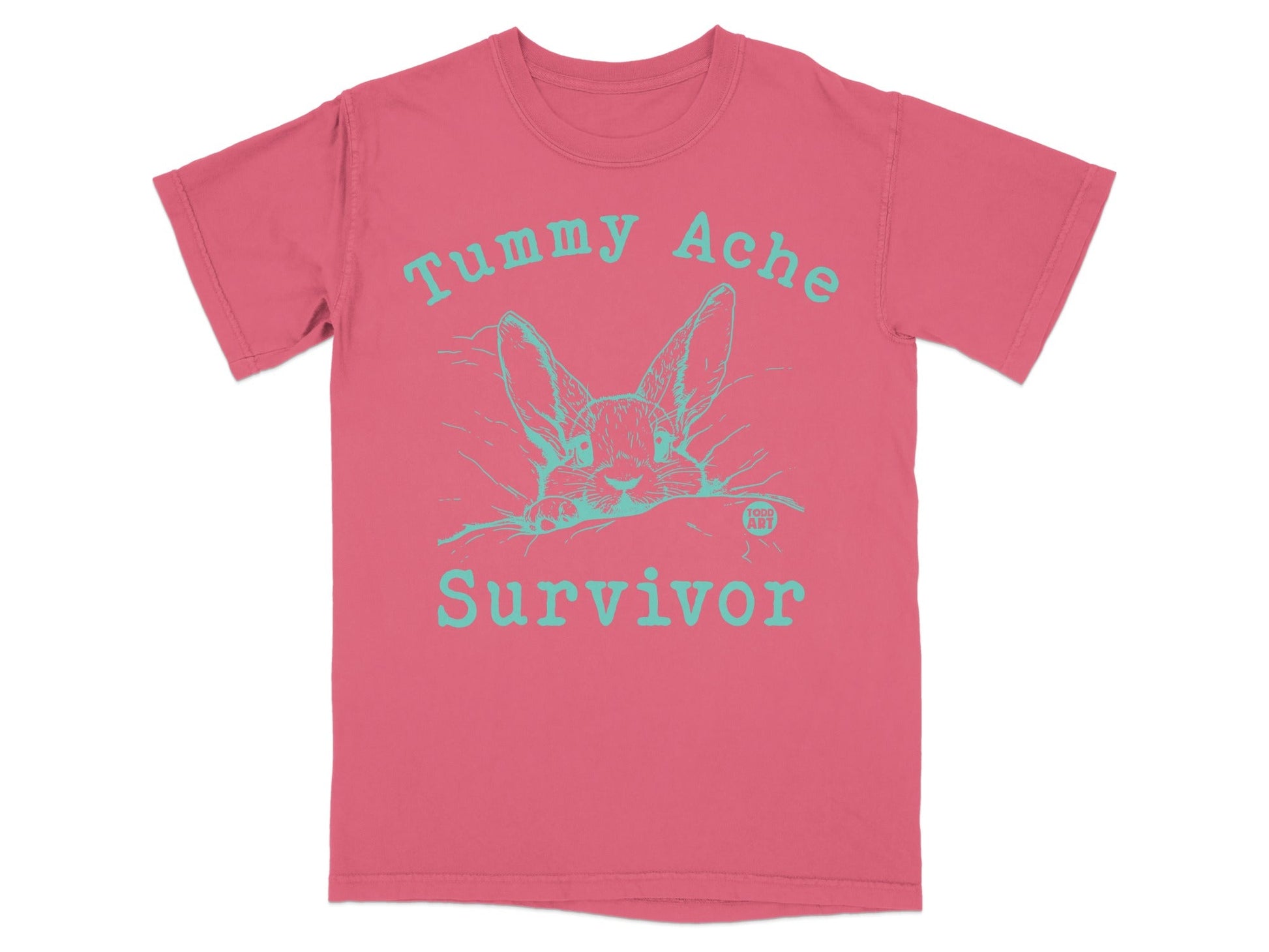 Tummy Ache Survivor Graphic Tee Shirt for All Ages