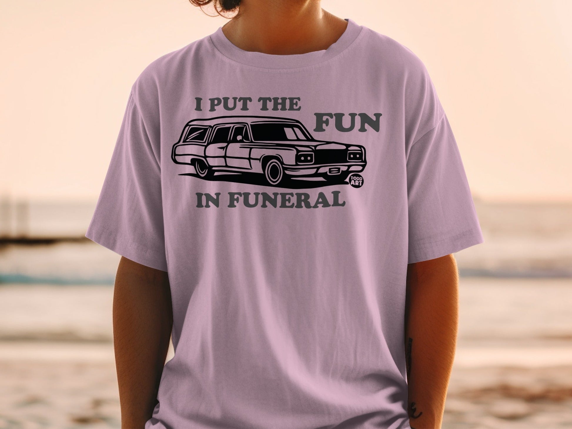 I Put the Fun in Funeral Graphic T-Shirt Product