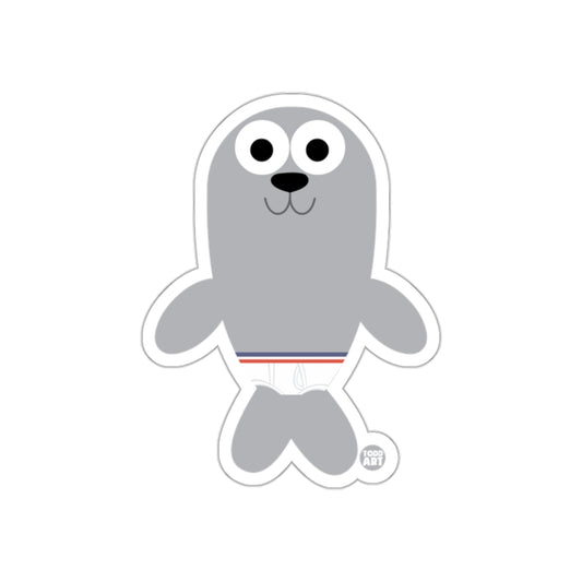 Cute Seal Cartoon Character Sticker for Kids Product
