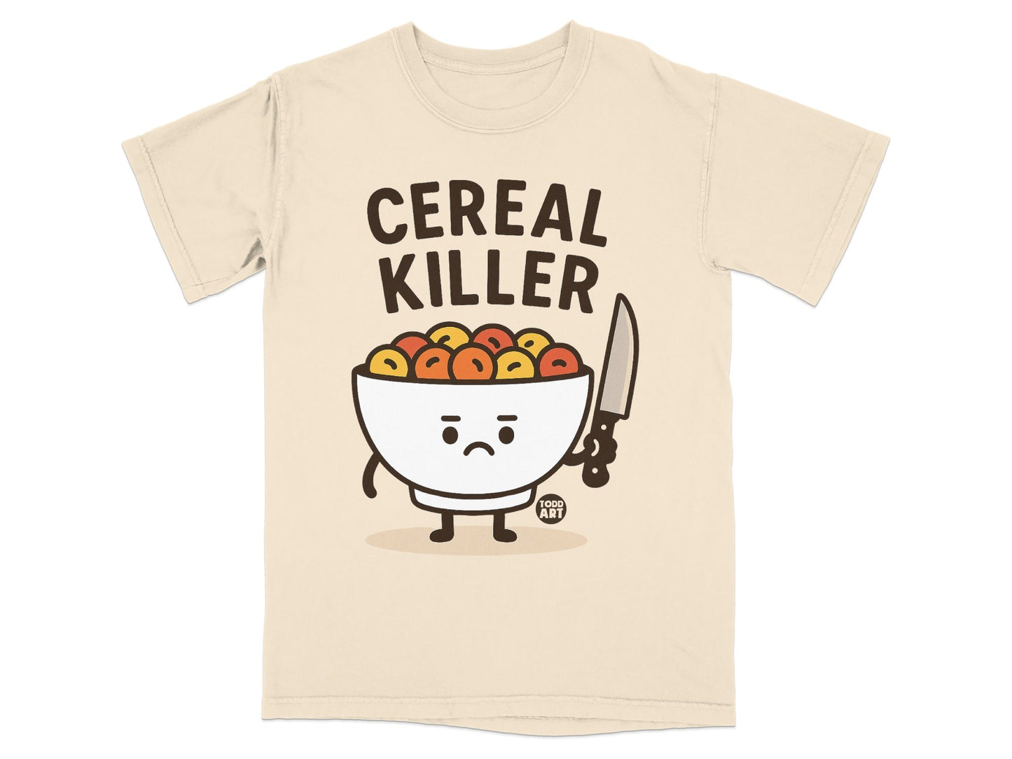 Funny Cereal Killer Graphic Novelty T-Shirt