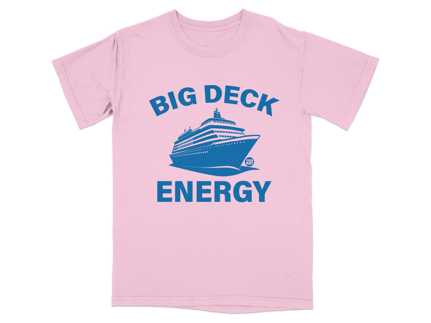 Big Deck Energy Cruise Ship Graphic T-Shirt