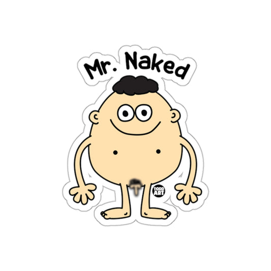 Mr. Naked Cartoon Character Sticker Funny Gift Decor
