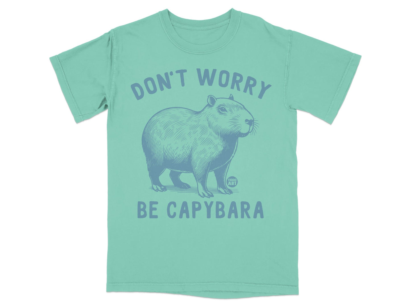 Don't Worry Be Capybara Graphic T-shirt