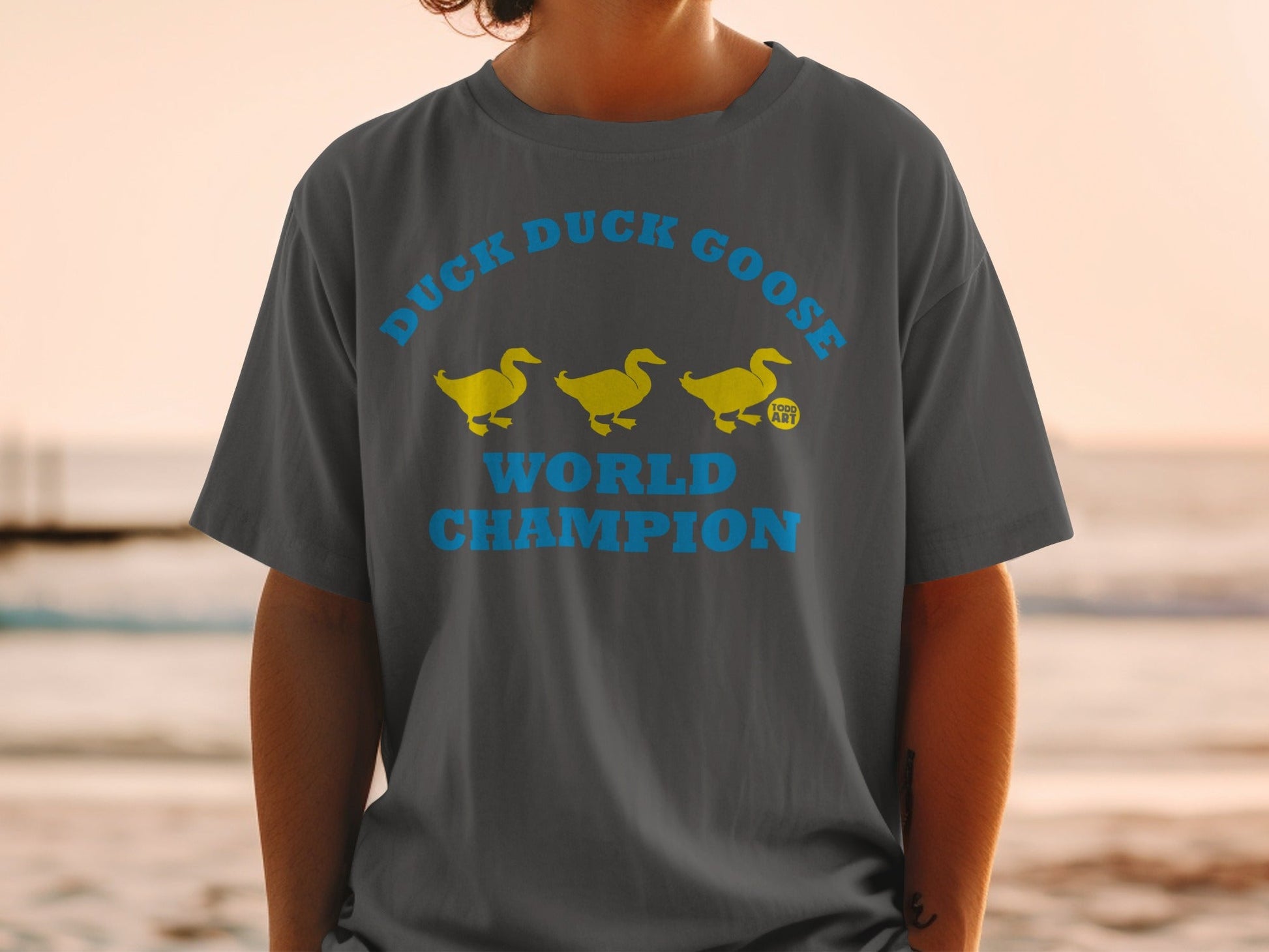 Duck Duck Goose World Champion Graphic Tee