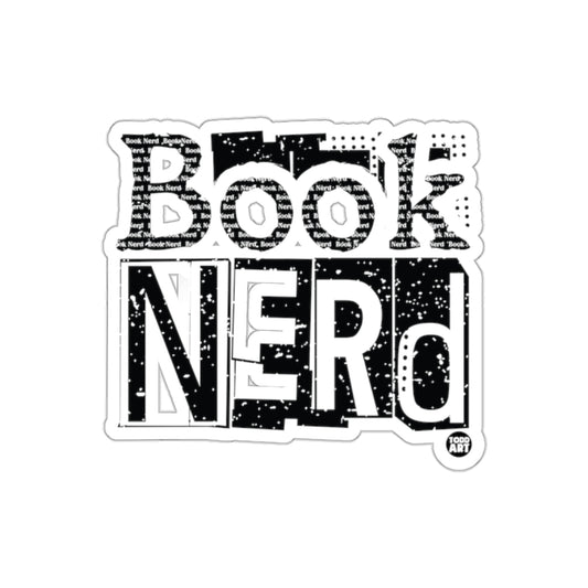 Book Nerd Bold Artistic Design With Todd Art Logo Stickers