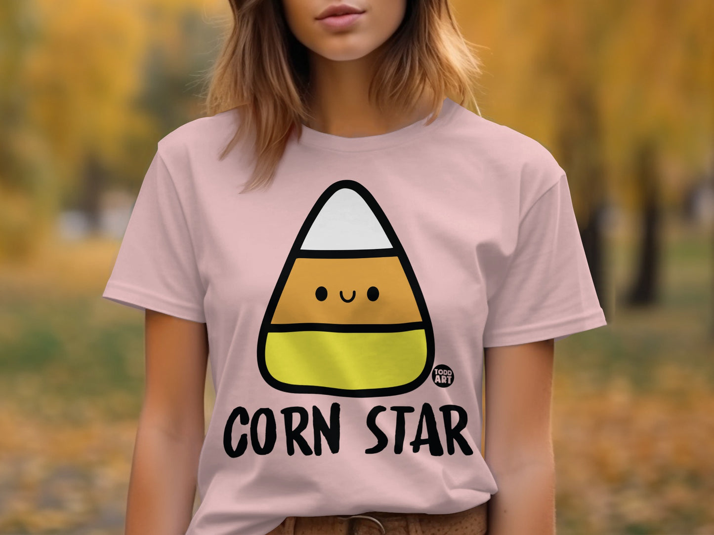 Cute Corn Star Graphic Tee for Women Product