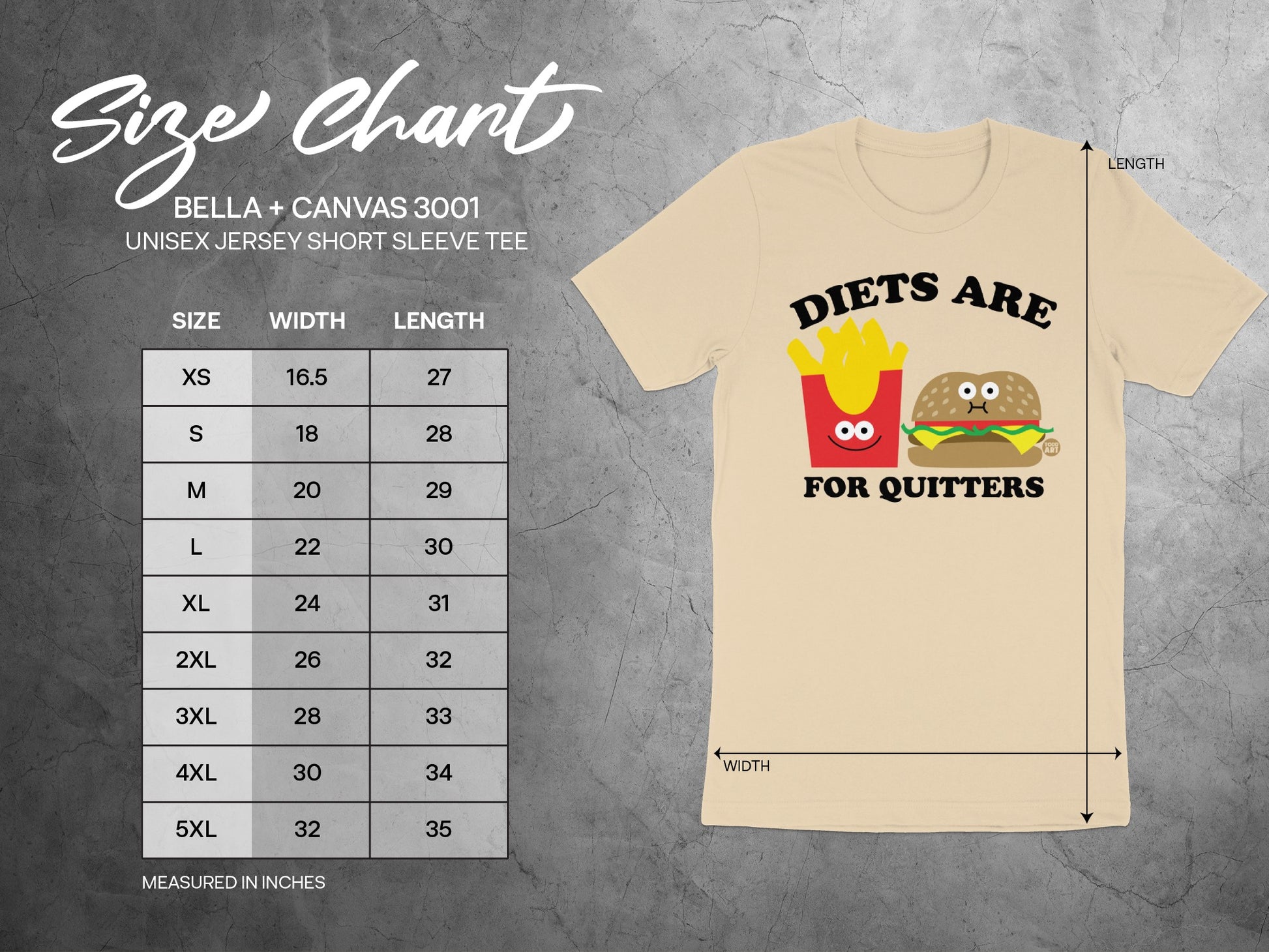 Diets Are For Quitters Unisex Jersey Short Sleeve Tee product