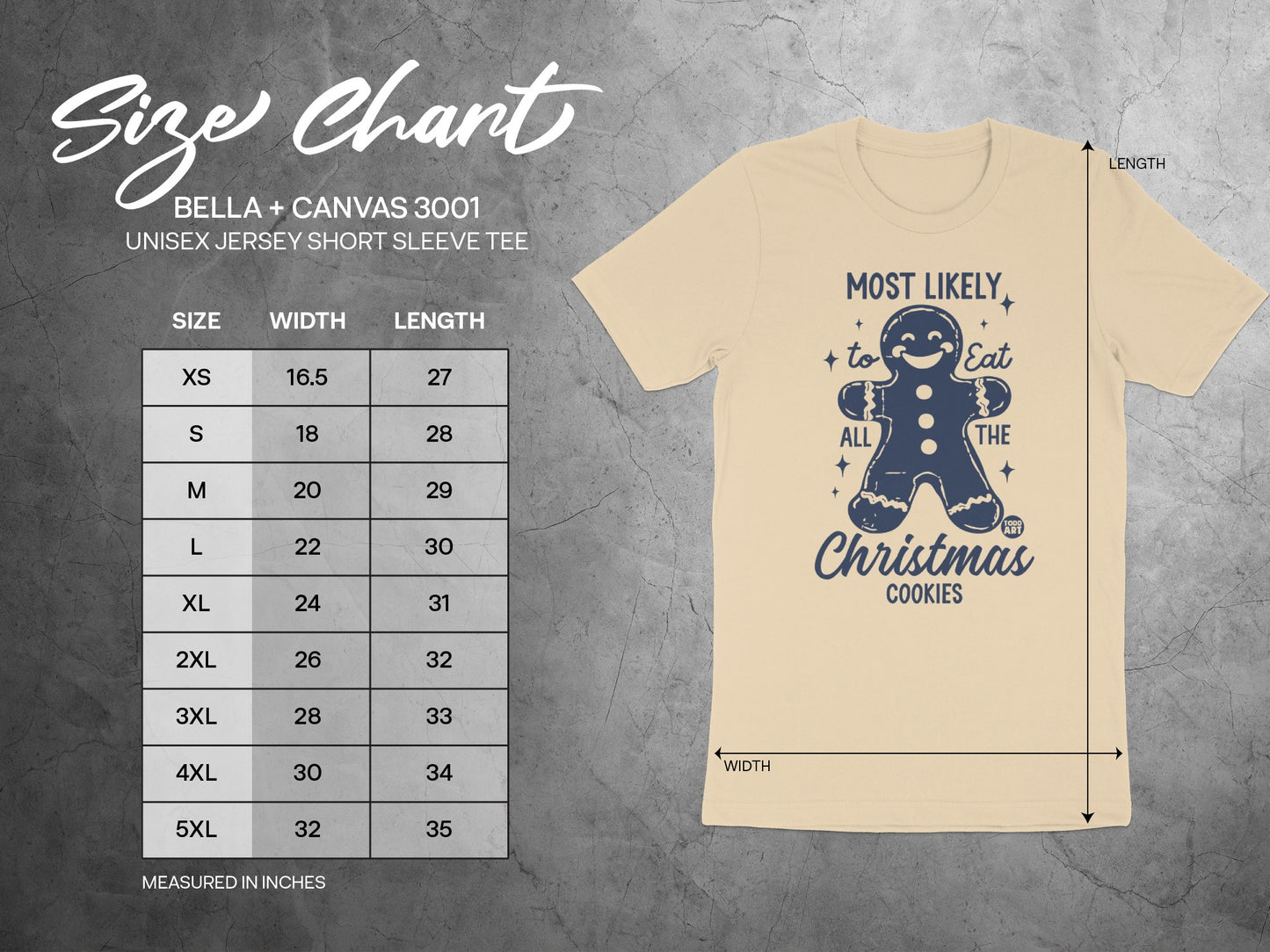 Most Likely To Eat All The Christmas Cookies Tee product