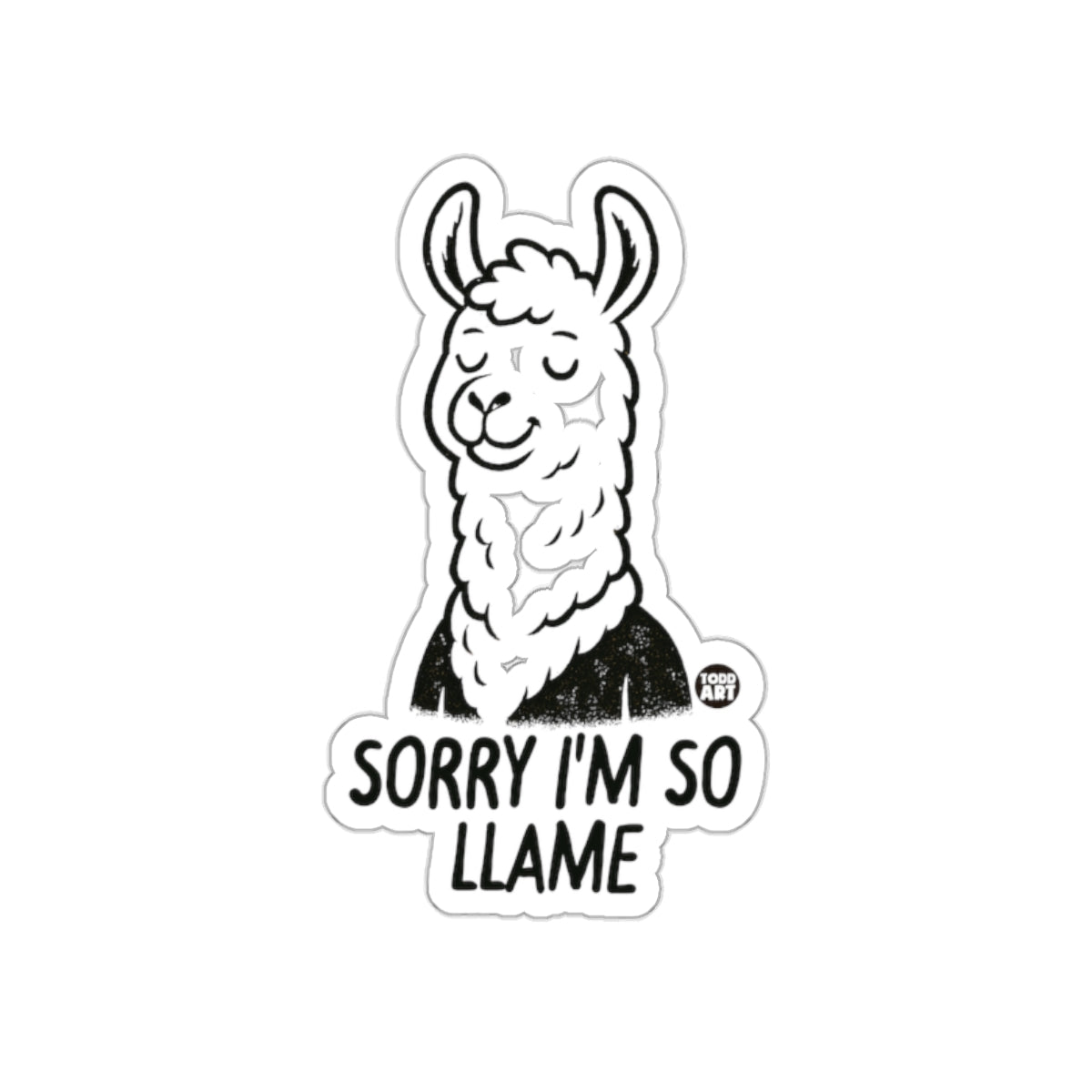 Sorry I'm So Llamé Sticker Product