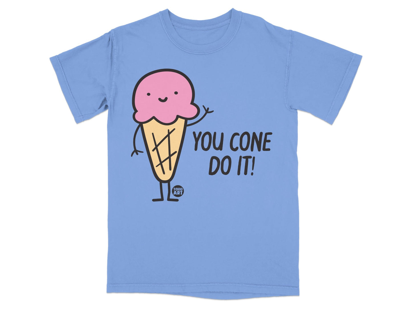 You Cone Do It Ice Cream Design Shirt Product