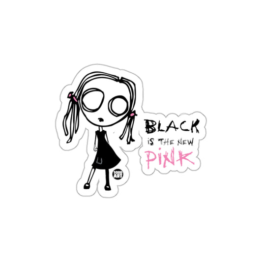Black Is The New Pink Girl Sticker Product
