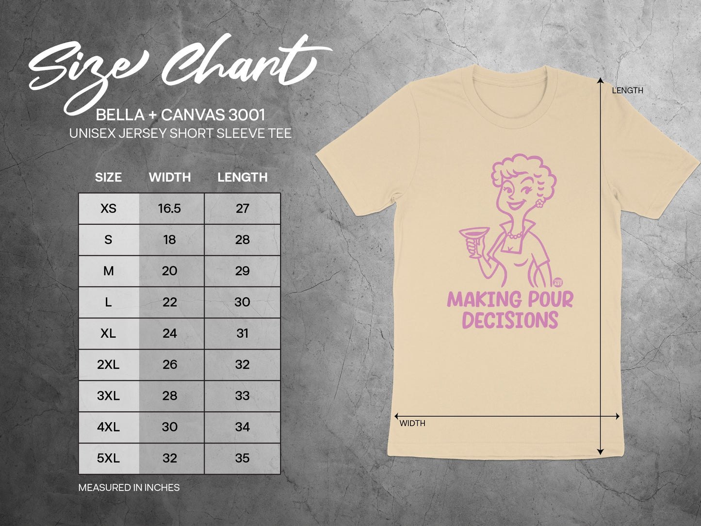 Making Pour Decisions Graphic Unisex Short Sleeve Tee