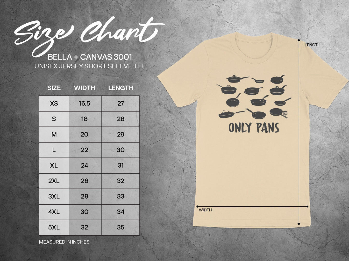Only Pans Graphic Unisex Short Sleeve Tee product
