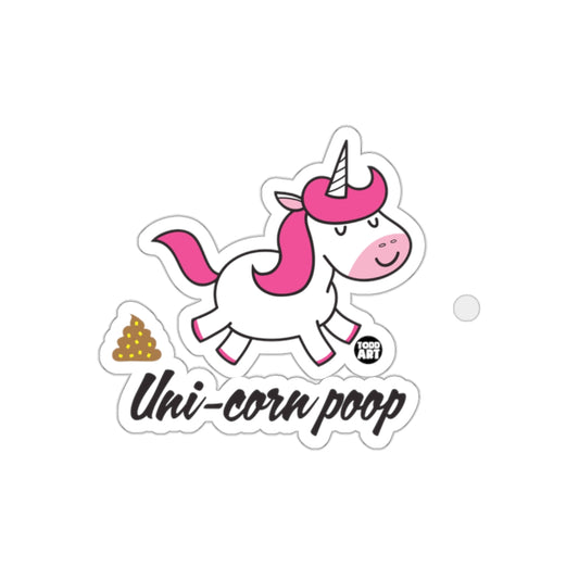 Uni-corn poop Todd Art Sticker for Fun and Laughter