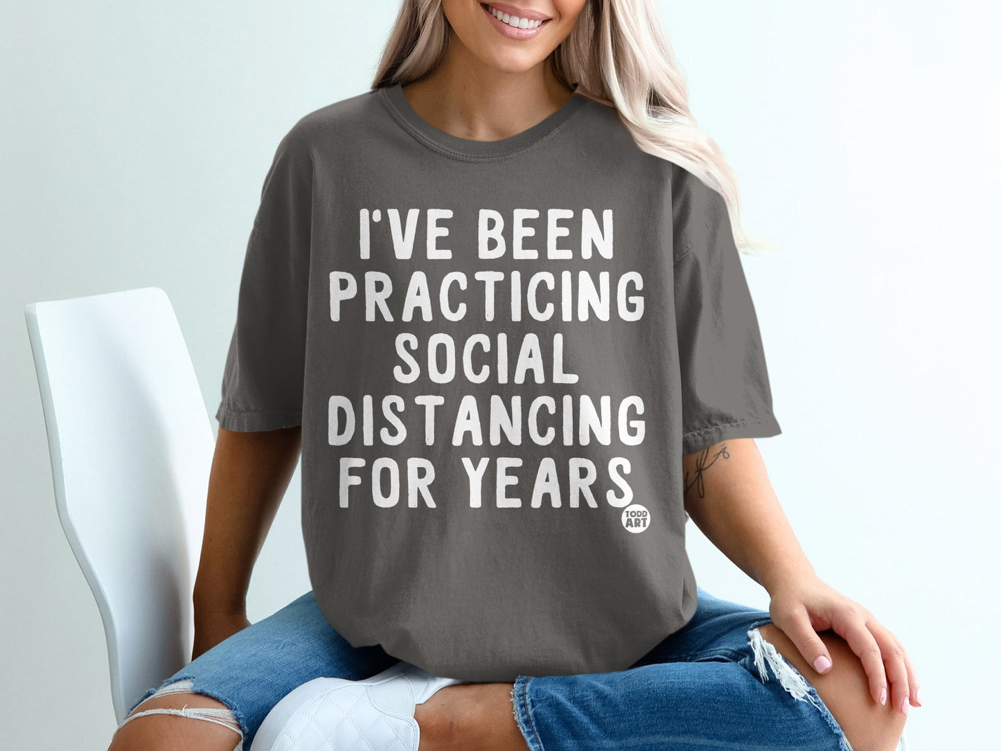 I've Been Practicing Social Distancing For Years Shirt