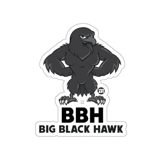 BBH Big Black Hawk Character Illustration Sticker