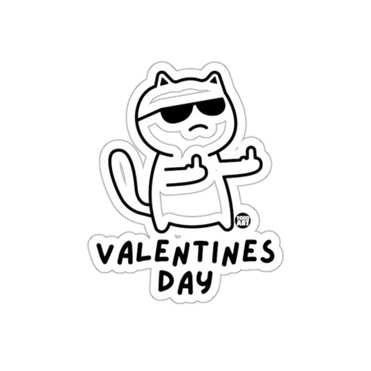 Cool Cat Valentines Day Sticker Top Choice Gift