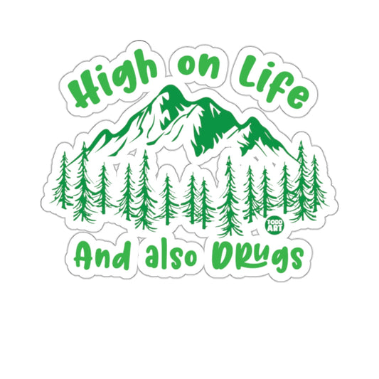 High on Life And also Drugs Art Design sticker