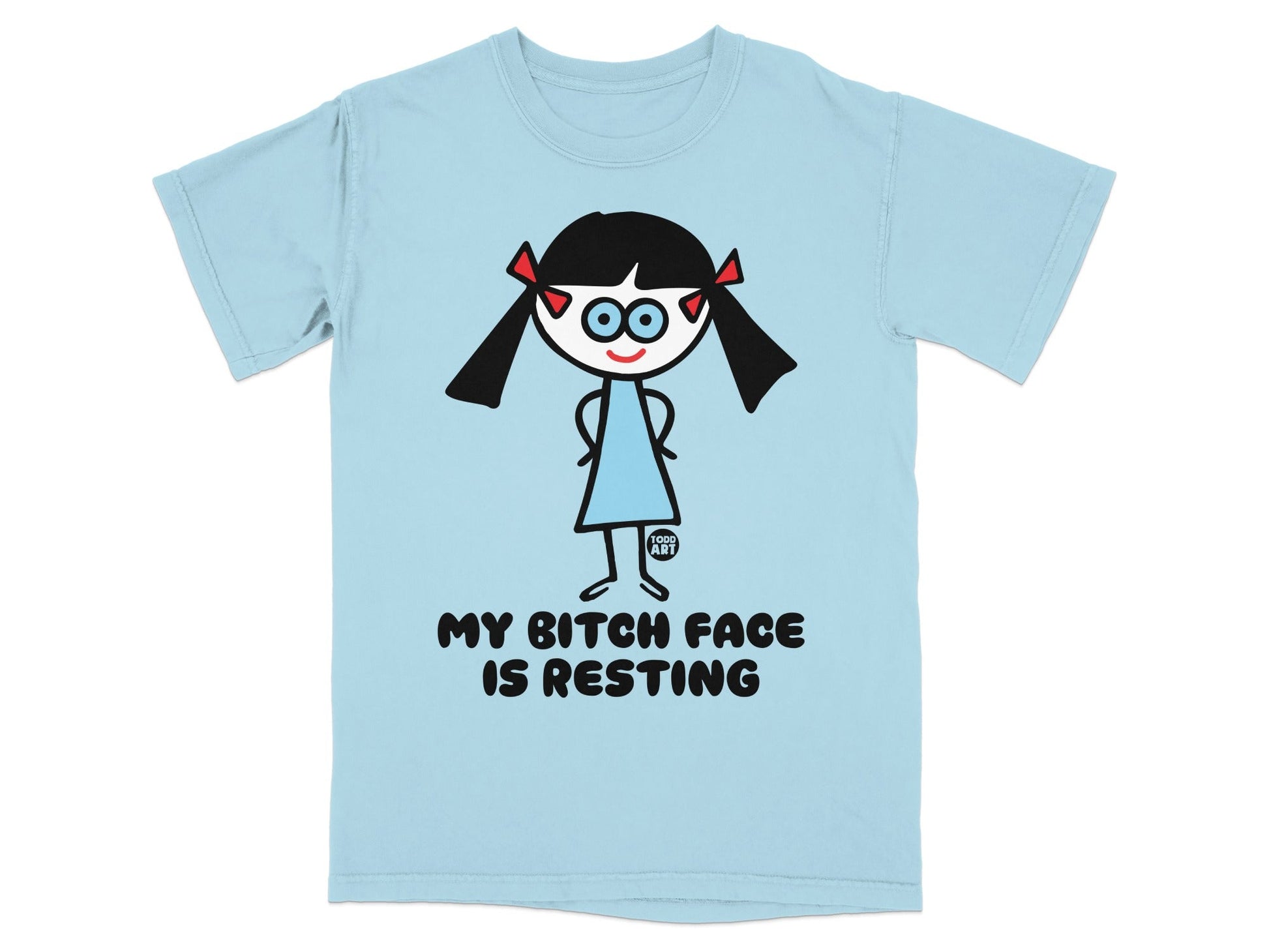 My Bitch Face Is Resting Funny Graphic T-Shirt
