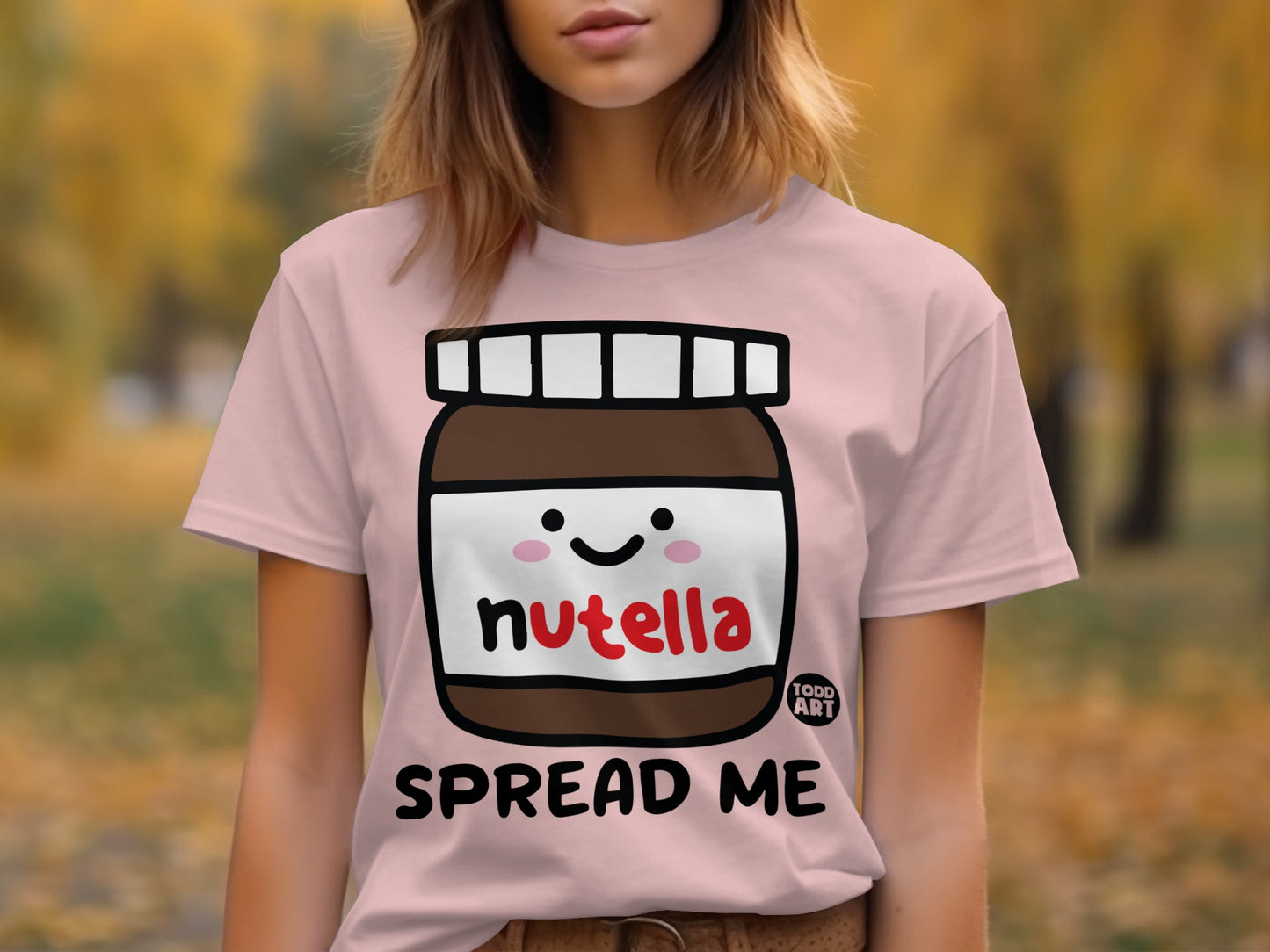 Cute Nutella Spread Me T-shirt for Nut Lover Fans