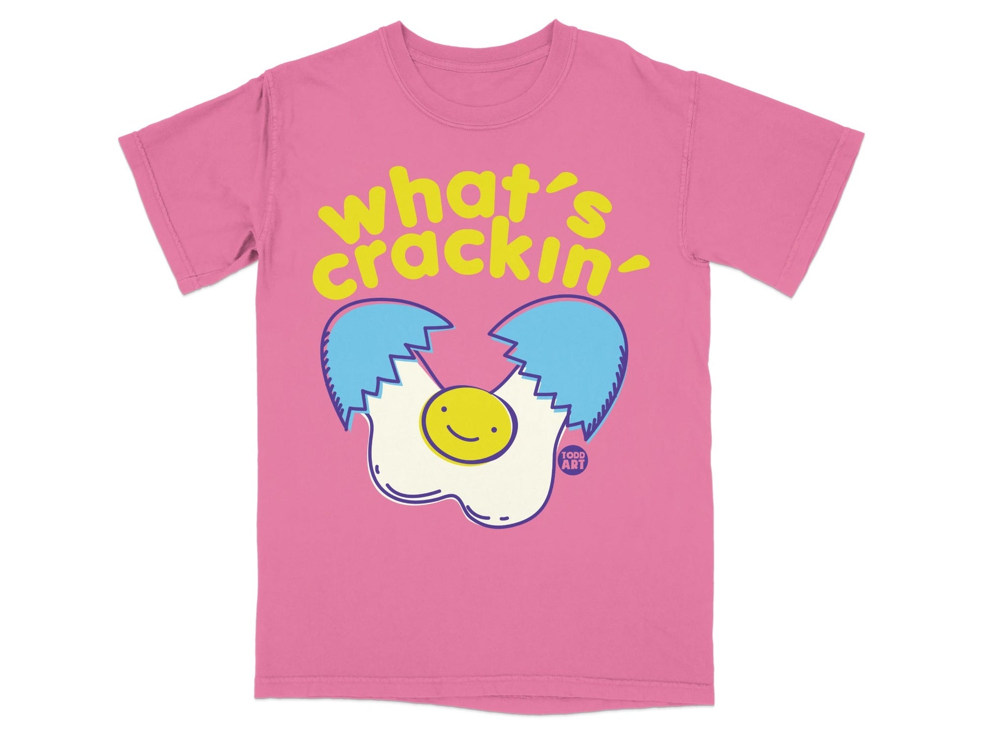What's Crackin' Egg With Happy Face Graphic T-shirt
