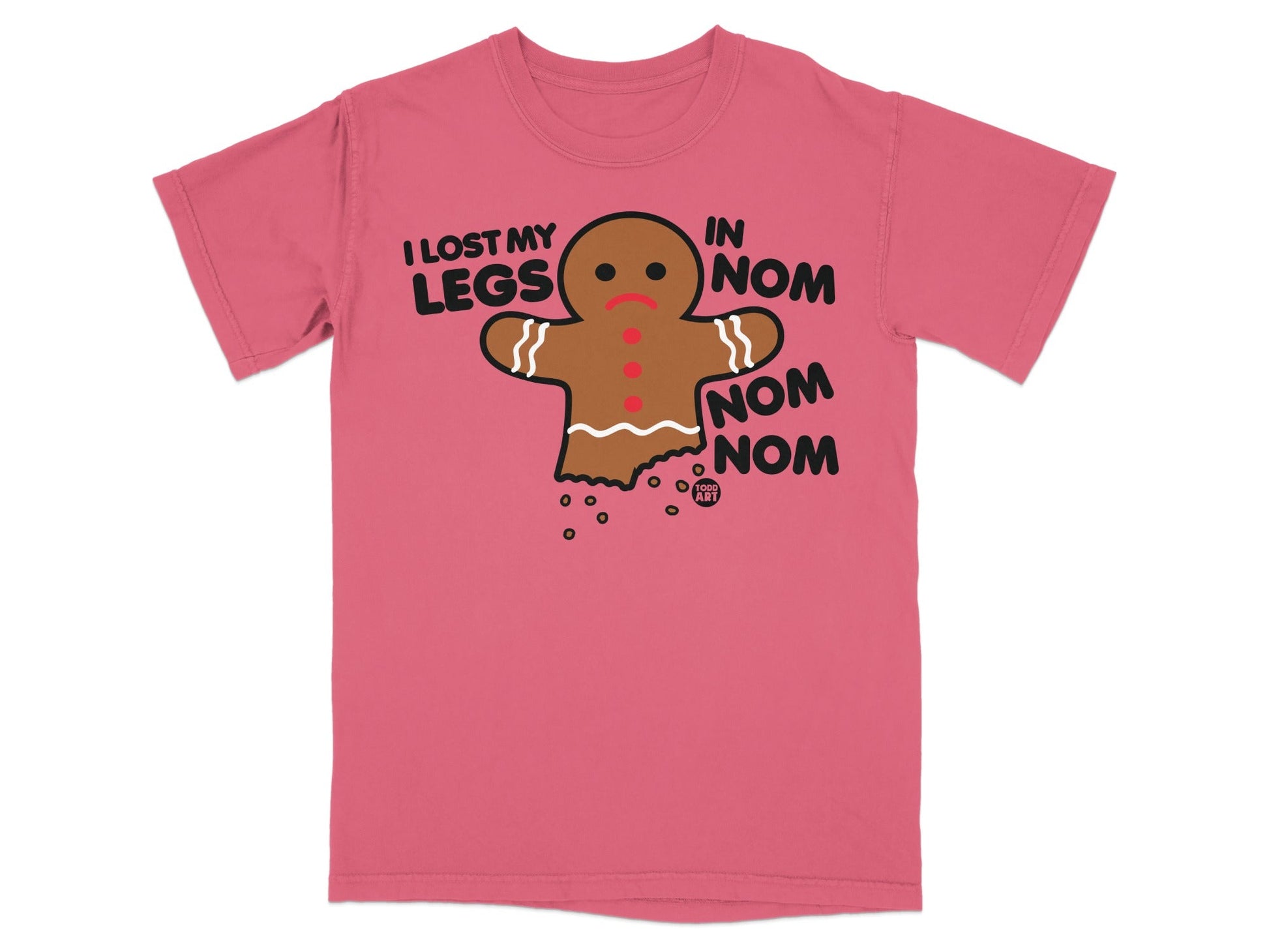 Funny Gingerbread Man Nom Nom T-Shirt
