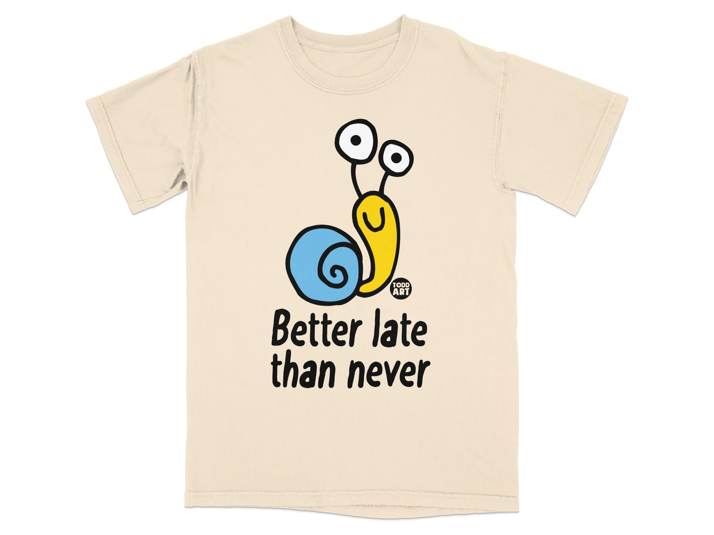 Better Late Than Never Snail Graphic T-shirt
