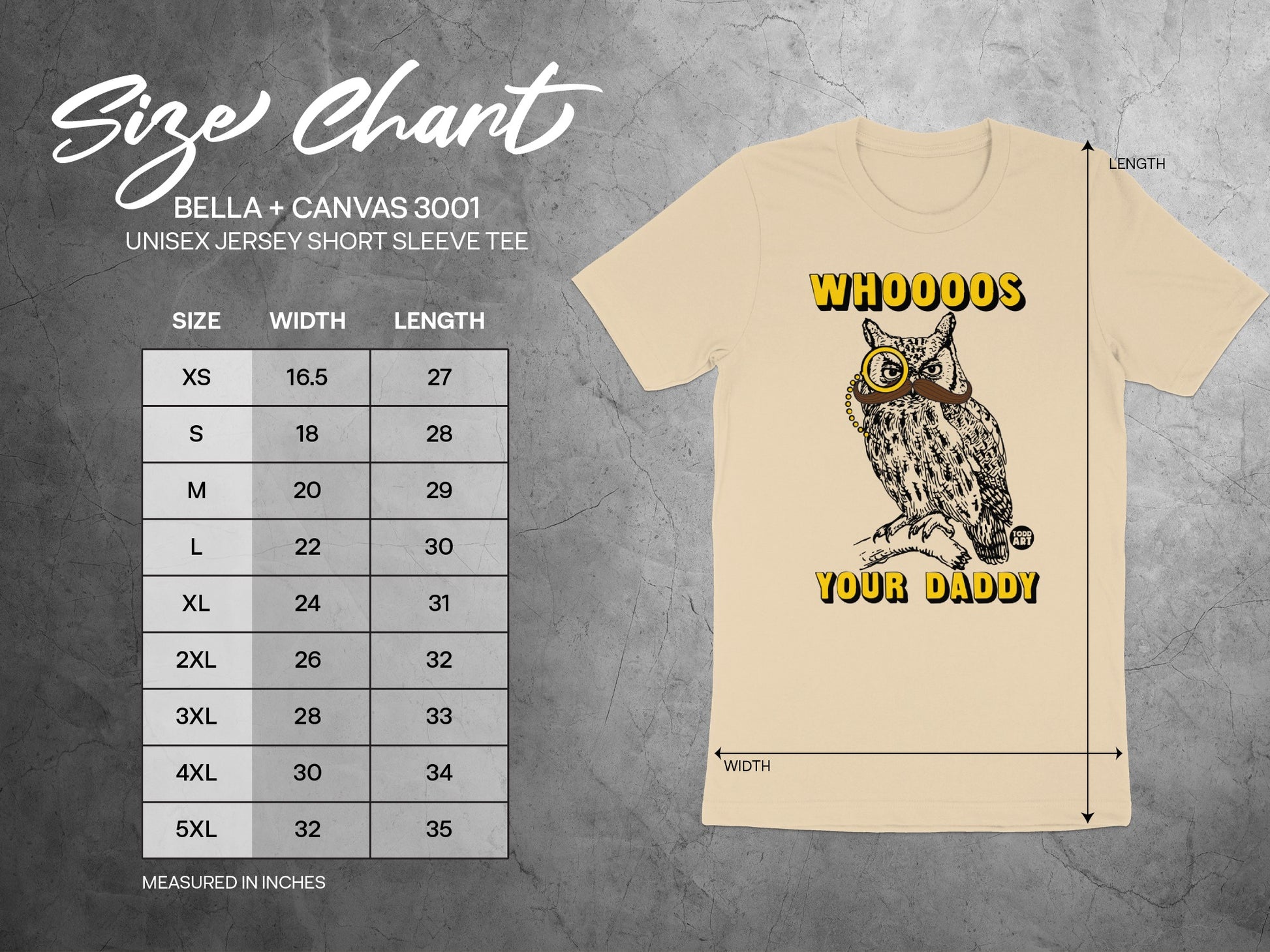 Whoooos Your Daddy Owl Design Short Sleeve Tee