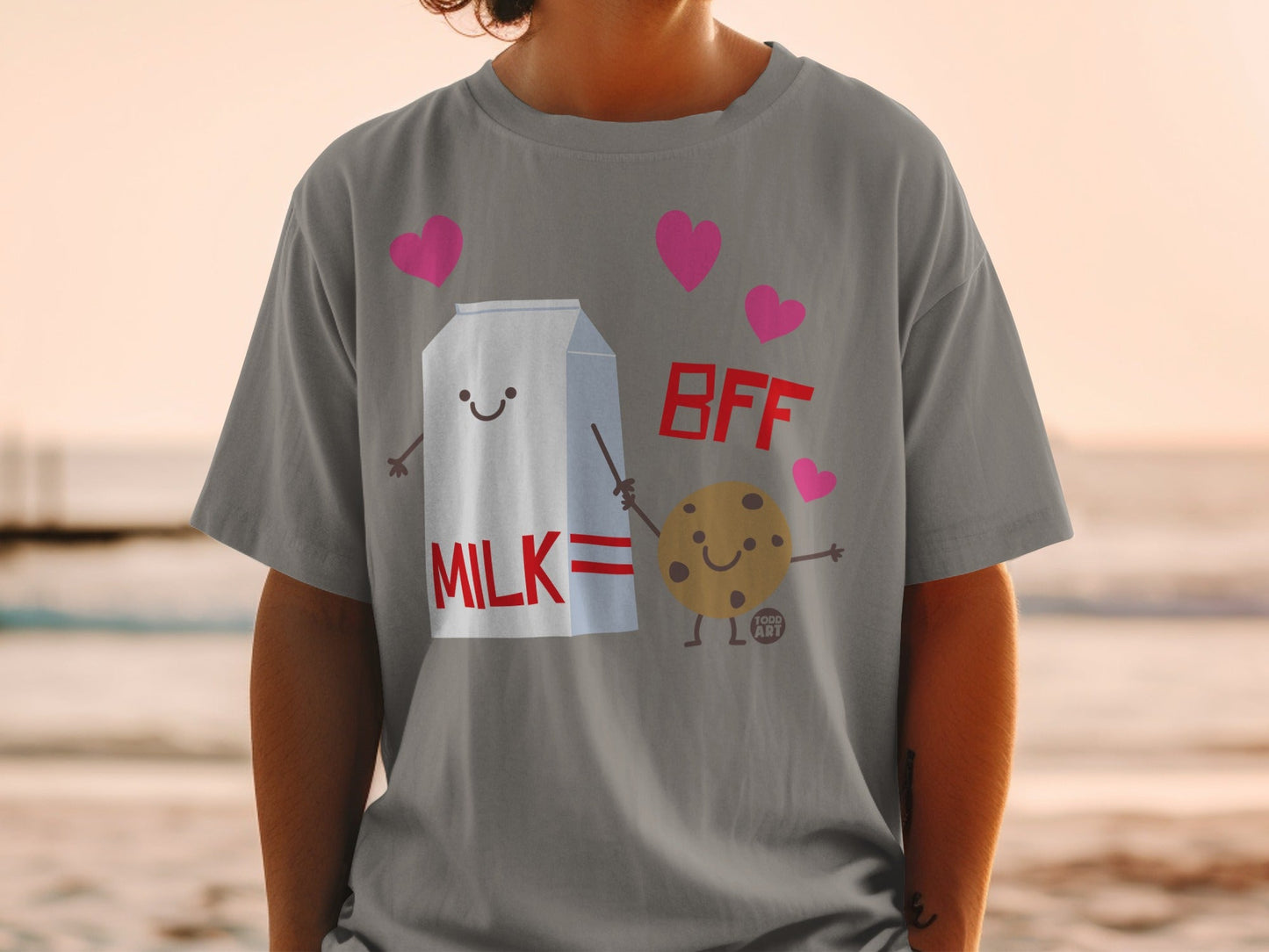 Milk and Cookie BFF Graphic T-Shirt Product