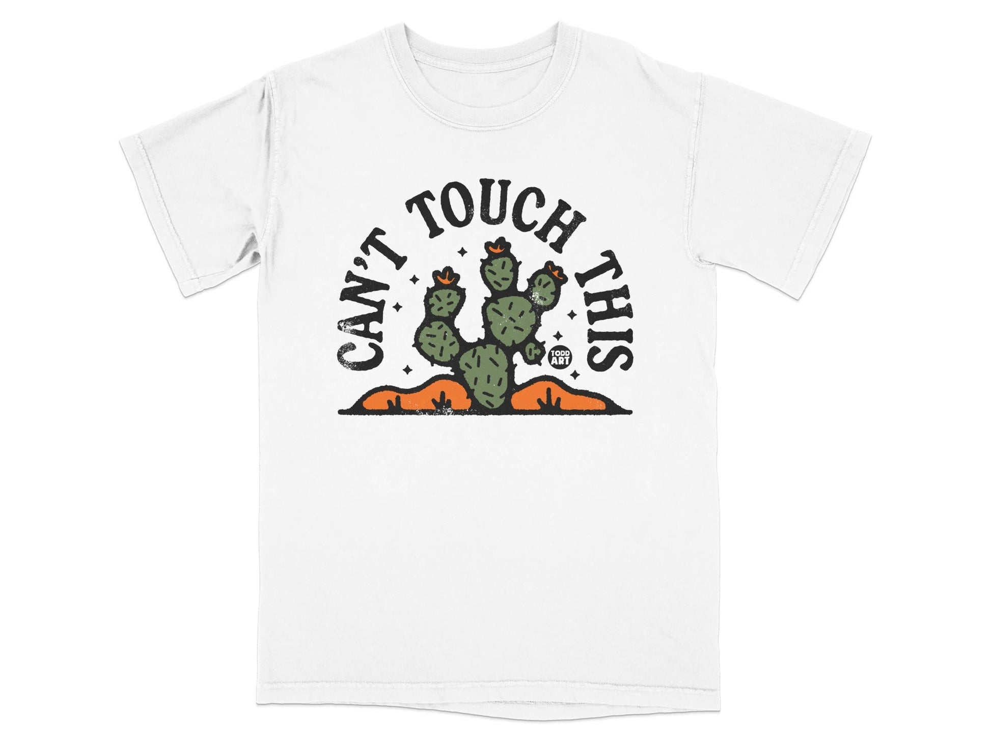 Can't Touch This Cactus Graphic T-Shirt Retro Tee