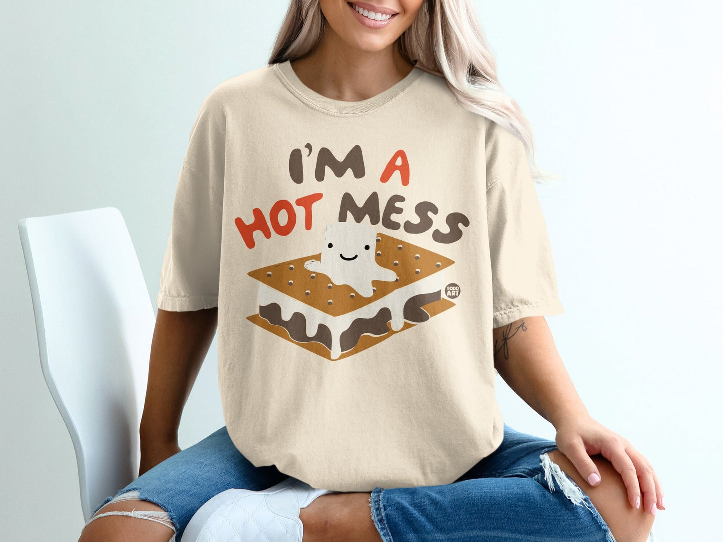 I'm A Hot Mess S'mores Graphic T-Shirt product