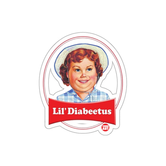 Lil' Diabeetus Todd Art Design Novelty Humor Stickers